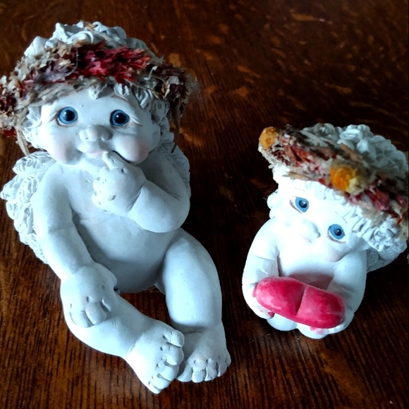 Vintage Dreamsicles Cherub Pair - Picture 1 of 3